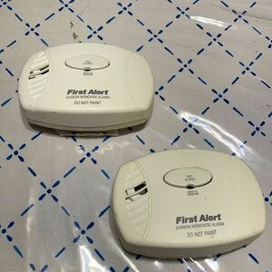 2 carbon monoxide alarms